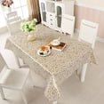 thumbnail image 4 of PEVA Film Composite Tablecloth Round Rectangular TV Cabinet Mat Square Coffee Table Cover Protector, 4 of 4