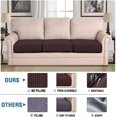 thumbnail image 2 of Super Stretch Stylish Cushions Covers/Furniture Cover Spandex Jacquard Small Checked Pattern Super Soft Slipcover Washable Individual, 2 of 9