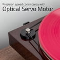 thumbnail image 3 of Fluance RT85 Reference High Fidelity Vinyl Turntable Record Player with Ortofon 2M Blue Cartridge, Acrylic Platter, Speed Control Motor, High Mass MDF Wood Plinth, Vibration Isolation Feet - Walnut, 3 of 8