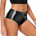 thumbnail image 1 of Women High Waisted Booty Shorts Rave Bottoms Sexy Comfortable Club Dancing Wear, 1 of 5