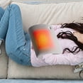 thumbnail image 2 of Large Heating Pad,Portable Heating Pad Digital Hot Water Bag Graphene Heating Constant Temperature Warm Hands Knee Pads Waist and Stomach Waterless Portable Warm Handbag Hot Water Bag, 2 of 5