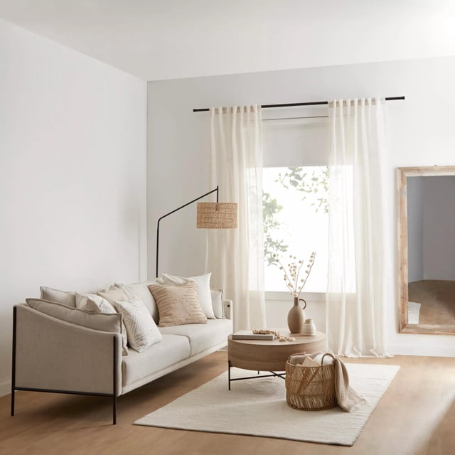Bouclair Store à Rouleau Occultant Sans Cordon Chita Blanc Cassé 24x84 Po (61x213 cm)