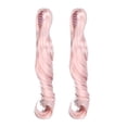 thumbnail image 2 of 2Pcs Soft Silk Roman Curly Doll Hair Wig, Clip Type Curly Hair Weft, for Doll Modification, 2 of 7