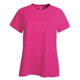 thumbnail image 1 of Hanes SL04 T-Shirt Nano pour Femmes - Rose Wow, 2X, 1 of 7
