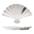 thumbnail image 2 of Sector Shaped Ceramic Plate Food Serving Dish For Japanese Cuisine Barbecue And Dumplings Porcelain Tableware For Restaurant Food Serving, 2 of 4