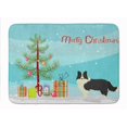 thumbnail image 1 of Carolines Treasures CK3522RUG Border Collie Christmas Tree Machine Washable Memory Foam Mat, 1 of 4