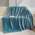 thumbnail image 1 of Couverture Jetée en Molleton Douce et Confortable pour Canapé Lit Sofa / Enveloppe Chaude pour Se Blottir pour Usage Intérieur / Lavable à la Machine Couverture Légère de Voyage pour Sieste pour Salon Chambre, 1 of 6