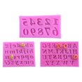 thumbnail image 4 of Baohd 3pcs Silicone Cake Mold Alphabet Number Baking Mould Home Kitchen Baking Accessories, 4 of 6