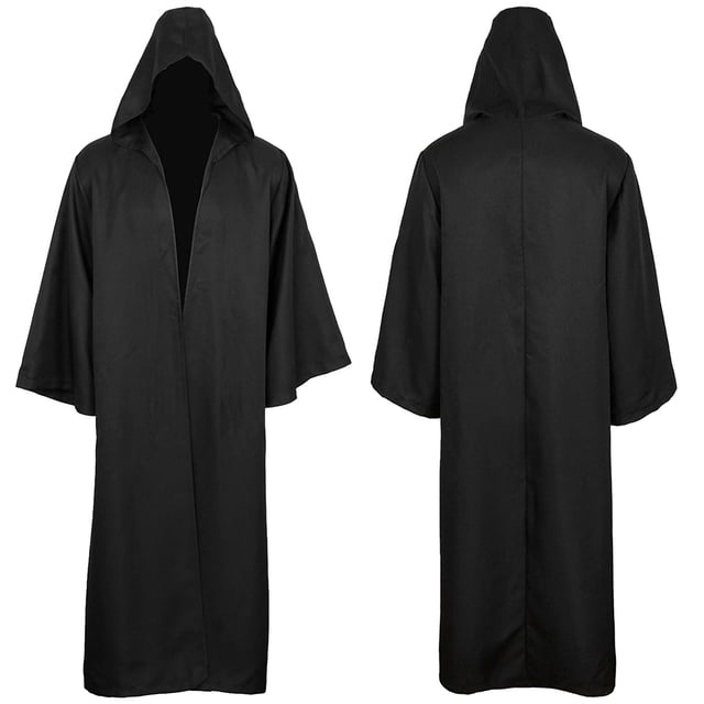 LSLJS Womens Adult Hooded Gown Long Sleeve Cloak Uniform, Cape Coat