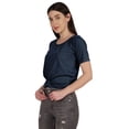 thumbnail image 3 of Inkmeso Summer Twist Front Knot Crop Top For Women With Short Sleeves Tee Shirts, 3 of 8