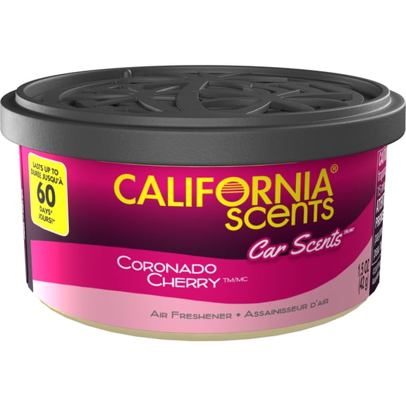 Assainisseur d’air dissimulé/en boîte California Scents (parfum Cerise de Coronado, 1 paquet), cadeau idéal pour les fêtes et à glisser dans une chaussette