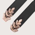 thumbnail image 3 of Ceinture pour Femmes Ensemble Cuir Femmes Créative Ceinture Étroite Ceinture Ceinture pour Femmes Design Robe Mode Ceinture Extensible Adulte Femme Vêtements Noir Taille Taille Unique, 3 of 3