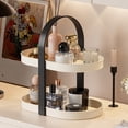 thumbnail image 2 of AYktou Home Organizers and Storage Double Desktop Shelf Cosmetic Organiser Lipstick Aromatherapy Organiser Shelf Thickened Stable And Load Bearing With Carrying Handle for Party Indoors, 2 of 6
