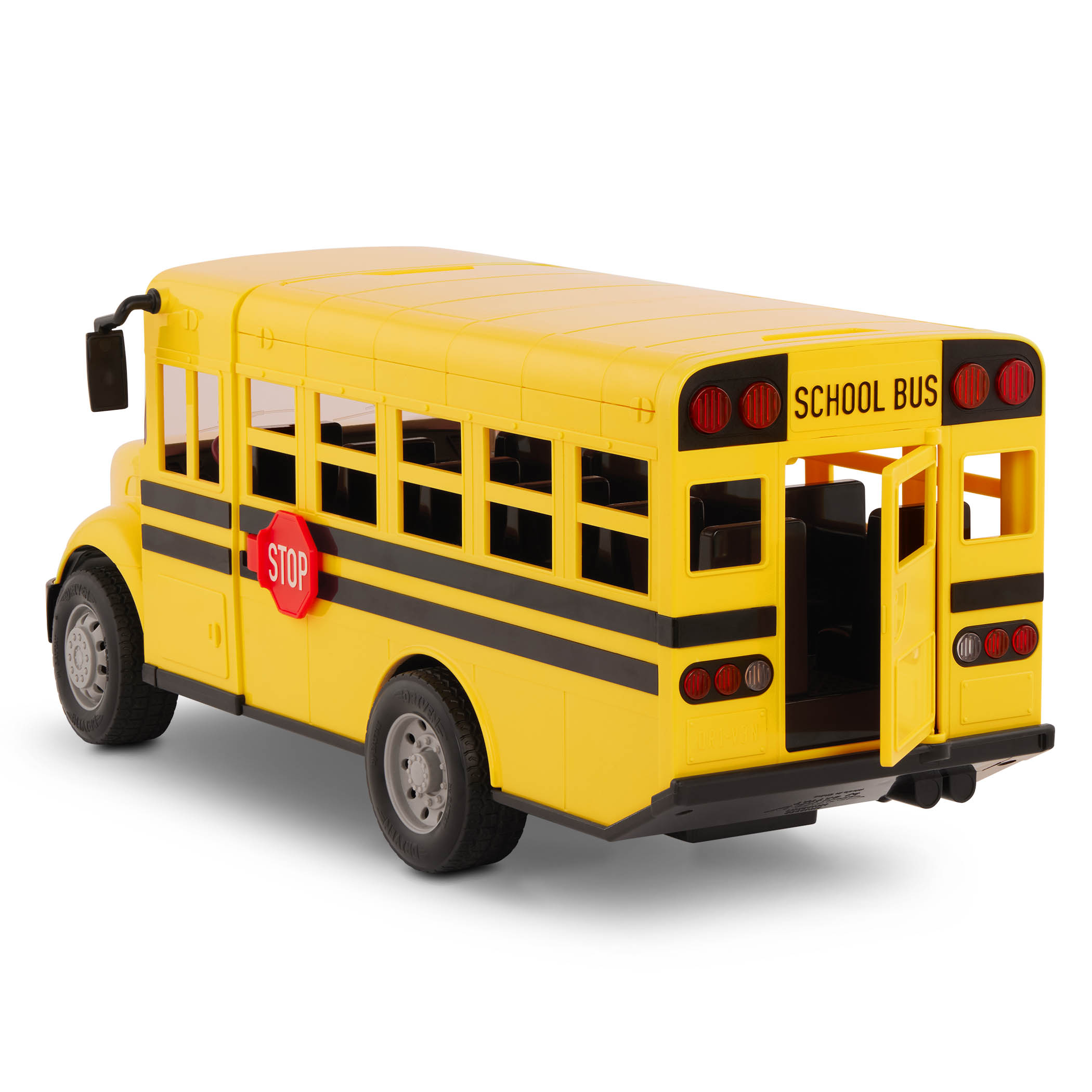 Autobus scolaire standard DRIVEN par Battat, grand autobus scolaire jouet jaune pour les enfants de 3 ans et plus