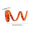 thumbnail image 3 of YIMWNYI Halloween Ribbon, Festive Party Decoration, Crafting and Gift Wrapping Supplies, 10 Yards of Versatile Polyester Ribbon, Elegant Bow Making Accessory, 3 of 6