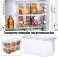 thumbnail image 3 of zanvin Storage and Organization Refrigerator Organizer, Refrigerator Organizer and Storage Clearer with Handle and Lid, Refrigerator Fruit Container, Refrigerator Storage to Keep Fresh Food, 3 of 6