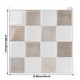 thumbnail image 2 of Stickers 2 Product Category Tile Peel and Stick Self Wall Decals for Kitchen Bathroom Grid Design Removable Backsplash Platform Competitive Title, 2 of 3