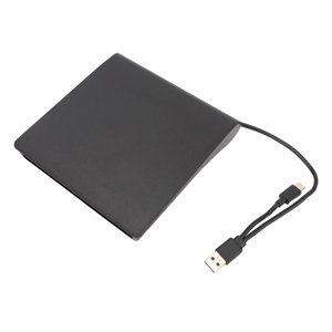 External DVD Drive Enclosure, Slim USB 3.0 External DVD Optical Drive & HDD Hard Drive Enclosure 2 in 1, for  XP, 2003, for Vista, 7, 8.1, 10, for Linux, for OS X