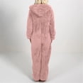 thumbnail image 4 of Combinaisons Aguichant pour Femmes à Manches Longues, Combinaison à Capuche, Pyjama Décontracté d'Hiver Chaud, Combinaison de Nuit, Combinaison à Jambes Larges en Liquidation, 4 of 6