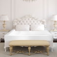 thumbnail image 2 of Unique Bargains Satin Silk Fitted Bed Sheet with Deep Pocket Ultra Luxury Smooth, 2 of 7