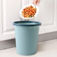 thumbnail image 4 of Small Trash Can with Lid | Press Top Wastebasket for Bathroom, Kitchen, or Office | Plastic Garbage Bin with Bag Holder | Compact Step-On Trash Can for Small Spaces, Dorm, or RV, 4 of 7