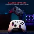 thumbnail image 2 of GameSir Nova Lite Manette de Jeu Sans Fil avec Bluetooth, Dongle, Filaire pour Switch, Android, IOS, PC et Jeux Steam (Bleu avec Récepteur), 2 of 8