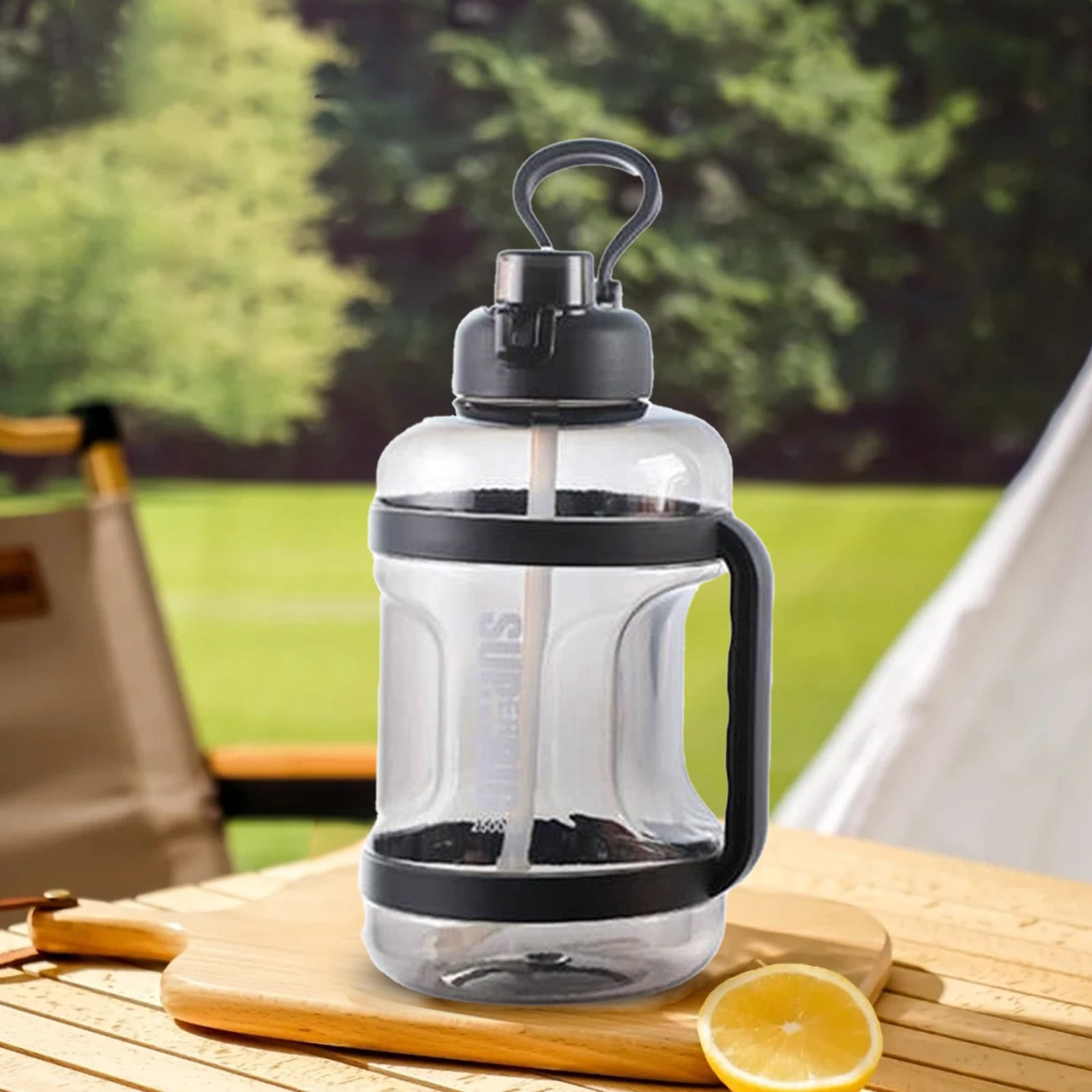 Water Bottle for Men, 84.55 Oz Portable Leakproof Water Bottle, Day Water Bottle Daily Water Bottle Sports Bottle Clearance