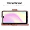 thumbnail image 3 of Cover for Huawei P20pro Cover, Mobile Phone Cover Compatible with Huawei P20 +, Mobile Phone Case Protective Cover Bag Case Fabric And Pu Leather with Credit Card Holder, Pink, 3 of 4