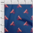 thumbnail image 1 of oneOone Cotton Poplin Fabric Bird Block Print Fabric By The Yard 42 Inch Wide, 1 of 4