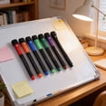 thumbnail image 4 of Usloyux Erasable Whiteboard Markers, 8-Pack Magnetic Dry Erase Markers, Large Capacity Low-Odor Whiteboard Pens, Colorful Gel Ink Pens for Teachers Classroom Office HomeSchoolSupplies, 4 of 6