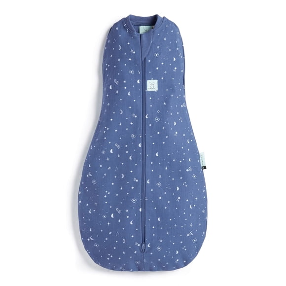ergoPouch 0.2 TOG Cocoon Baby Sleep Sack 0 Months Swaddle Sleeping Bag Temperature Control Wearable Blanket (Night Sky)