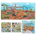 thumbnail image 2 of IMENGL Construction Fridge Magnets For Toddlers 50 PCS Refrigerator Magnets For Kids Create A Scene Play Sticker Book Travel Game Educational Toys For Kids 3D-Puzzles,60900,111000,490,1005000,5400,4, 2 of 8