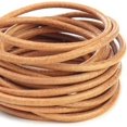 thumbnail image 2 of ORUYROP (TM) 4 mm Genuine Round Leather Cord Natural Braiding String Nature Brown 5 Meters (5 Yards), 2 of 2