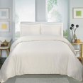 thumbnail image 3 of Home Sweet Collection 3 PC Solid Egyptian Cotton Duvet set (Queen, Ivory), 3 of 4