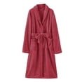 thumbnail image 4 of Kcodviy Robes for Women Long Teal Jumpsuit Cotton Cloth Robes for Long Hooded Robe Women Plus Size Bathrobe Long Womens Robe Plus Size Women's Robes, 4 of 4