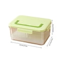 thumbnail image 3 of Portable Lunch Box Insulated Food Container | Detachable Ice Pack Cooler for Cold and Warm Preservation | Sectioned Compartment Storage for Snacks, Fruits, and Meal Prep, 3 of 7