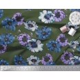 thumbnail image 3 of Soimoi Rayon Fabric Flower Artistic Print Fabric by Yard 42 Inch Wide, 3 of 3