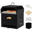 thumbnail image 1 of Costway Four à Pizza Extérieur Polyvalent 4-en-1, Cuisson au Bois, Four Détachable à 2 Niveaux, 1 of 10