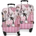 thumbnail image 1 of Travel Luggage Cover Suitcase Protector Fits 18-32 Inch Luggage Wheel Covers Patterned Travel Related Items Flower Luggage Protector Elastic Luggage Anti-scratch Suitcase Cover M, 1 of 5