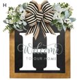 thumbnail image 3 of YAOMOBB Hanging Pendant Farmhouse Front Door Wreath Personalized Welcome Sign, 3 of 6