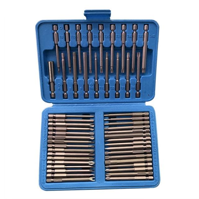 FlyFlise Multifunctional 75mm Carbon Steel Drill Bit Set High Hardness Hand Screwdriver Batchhead Multipurpose Electric Drill Accessory Kit