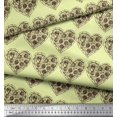 thumbnail image 3 of Soimoi Rayon Fabric Pizza Food Print Fabric by the Yard 56 Inch Wide, 3 of 3