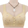 thumbnail image 4 of Women's Sexy Lace Front - Button Underwire Bra - Adjustable Shoulder Strap, Shaping Cup, Comfortable, Plus - Size Options, Hand Wash, 4 of 5