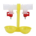thumbnail image 2 of Double Chicken Nipple Drinker Double Chicken Nipple Waterer Drinker Automatic Hanging Drinking Cups For Poultry, 2 of 8