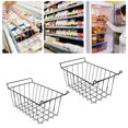 thumbnail image 1 of Universal Chest Freezer Baskets 2 Pcs, PE Coated Chest Freezer Organizer Bins Deep Freezer Basket Storage Rack Bins Metal Wire Baskets for Refrigerator Shelves, 1 of 7