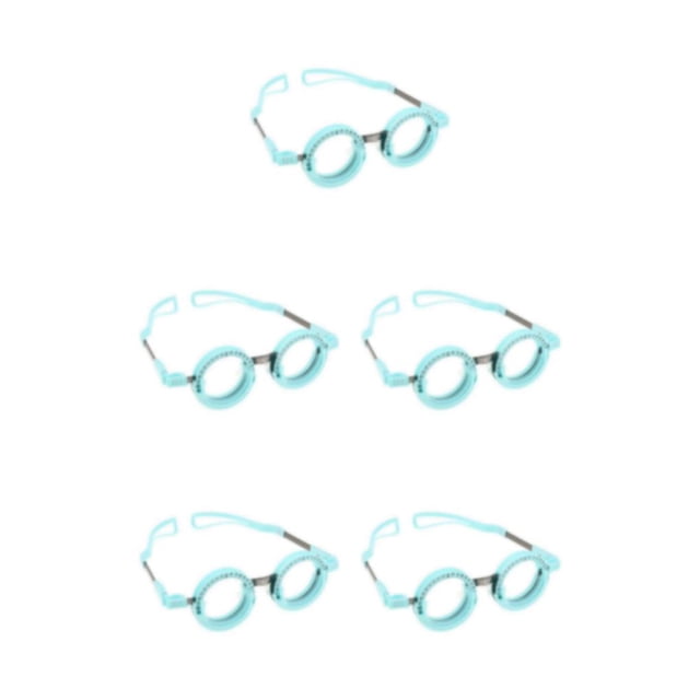 Dalazy Adult Optical Trial Lens Frame Eyeglasses Optometry Tool Optician Optic Blue 62mm 5Set