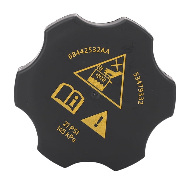Bouchon de Réservoir de Liquide de Refroidissement, Haute Résistance 68442532AA Ouverture Facile Bouchon de Réservoir de Liquide de Refroidissement Excellente Étanchéité pour Remplacement de Voiture pour Pacifica 2017-2021