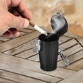 thumbnail image 4 of Milisten Portable Miniature Trash Can Ashtray With Lid Keychain Mini Garbage Can With Cap Sealed Pocket Ashtray Container For Outdoor Travel Use, 4 of 6