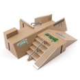 thumbnail image 2 of Fingerboard Skatepark With 2/3 Finger Skateboards, Buildable Fingerboard Ramps With Parts - Q34, 2 of 5