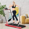thumbnail image 2 of Superfit 2.25HP 2 in 1 Folding Under Desk Treadmill W/ Remote Control APP, 2 of 9